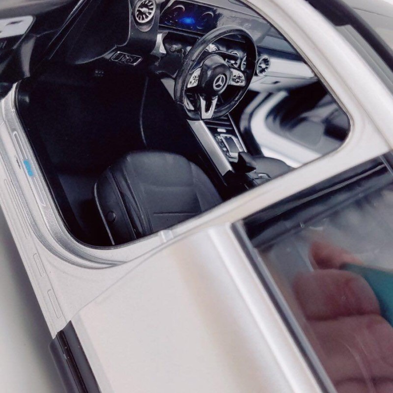 NZG Models - 2021 Mercedes-Benz EQB Class Iridium Silver Metallic - Scale 1:18