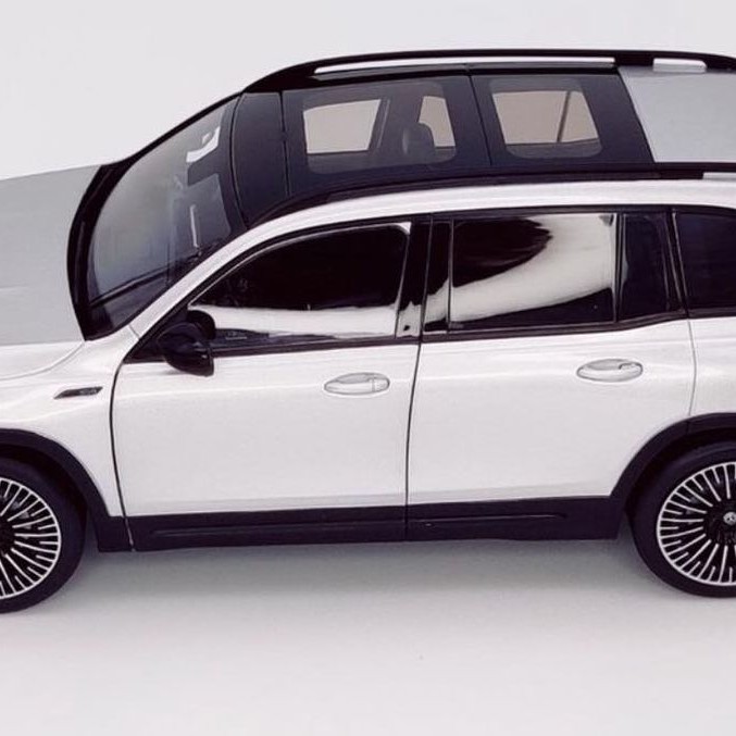 NZG Models - 2021 Mercedes-Benz EQB Class Iridium Silver Metallic - Scale 1:18