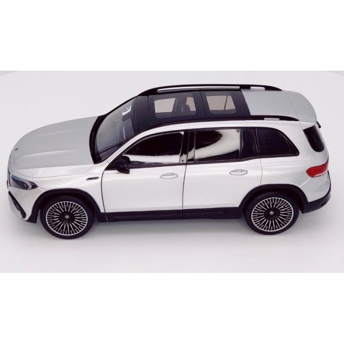 NZG Models - 2021 Mercedes-Benz EQB Class Iridium Silver Metallic - Scale 1:18