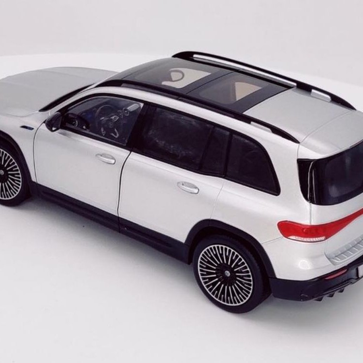 NZG Models - 2021 Mercedes-Benz EQB Class Iridium Silver Metallic - Scale 1:18