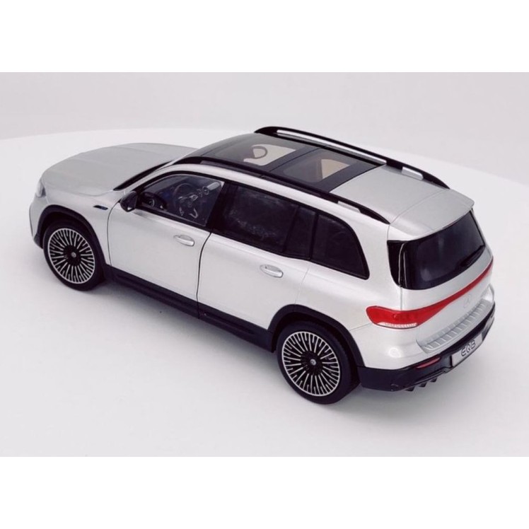 NZG Models - 2021 Mercedes-Benz EQB Class Iridium Silver Metallic - Scale 1:18