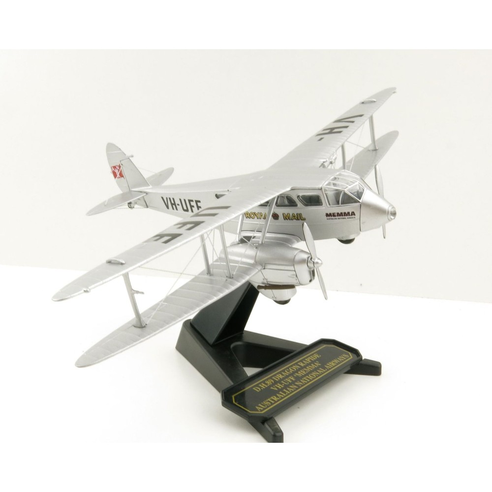 OXFORD 72DR013 DH Dragon Rapide VH-UFF Australian National Airways 1:72 Scale