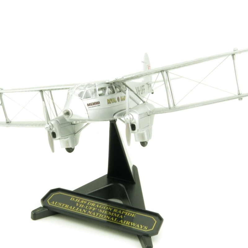 OXFORD 72DR013 DH Dragon Rapide VH-UFF Australian National Airways 1:72 Scale