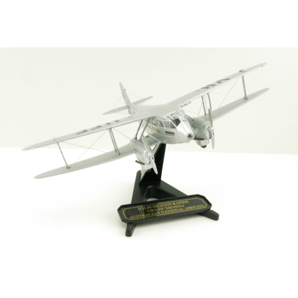 OXFORD 72DR013 DH Dragon Rapide VH-UFF Australian National Airways 1:72 Scale