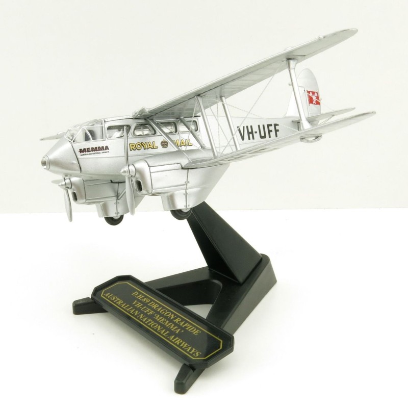 OXFORD 72DR013 DH Dragon Rapide VH-UFF Australian National Airways 1:72 Scale