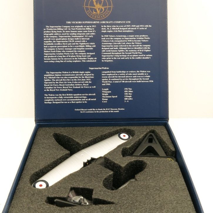 OXFORD 72SW005 Supermarine Walrus L2185 712 SQN HMS Sheffield 1937 1:72 Scale