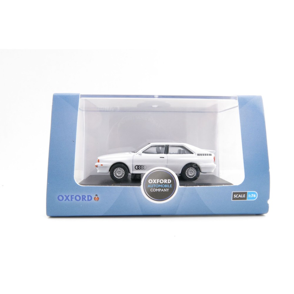 OXFORD 76AQ002 Audi Quattro Alpine White 1:76 Scale