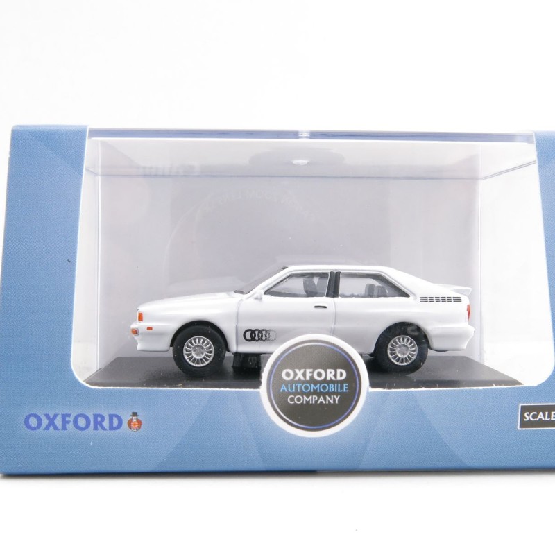 OXFORD 76AQ002 Audi Quattro Alpine White 1:76 Scale