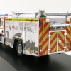OXFORD 76SFE011 Scania RHD Humberside Fire and Rescue Pump Ladder -  Lest we forget - 1:76 Scale