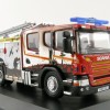 OXFORD 76SFE011 Scania RHD Humberside Fire and Rescue Pump Ladder -  Lest we forget - 1:76 Scale