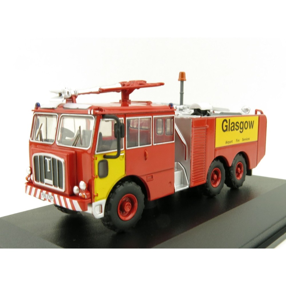 OXFORD 76TN006 Thornycroft Nubian Fire Engine Glasgow Airport Fire Services 1:76 Scale