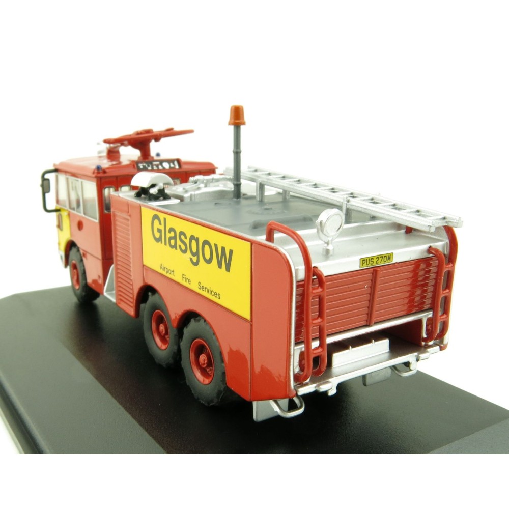OXFORD 76TN006 Thornycroft Nubian Fire Engine Glasgow Airport Fire Services 1:76 Scale