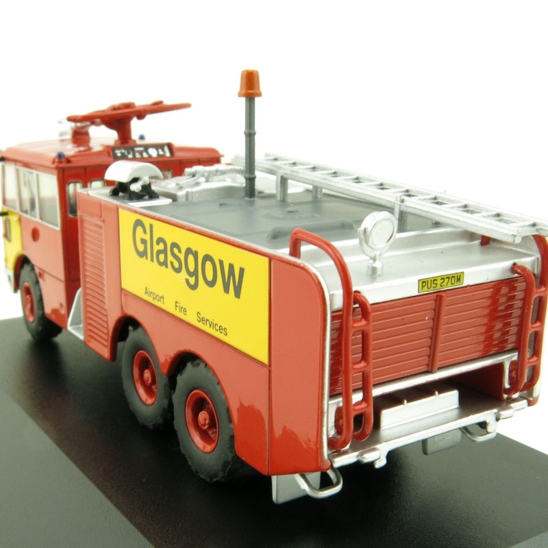 OXFORD 76TN006 Thornycroft Nubian Fire Engine Glasgow Airport Fire Services 1:76 Scale