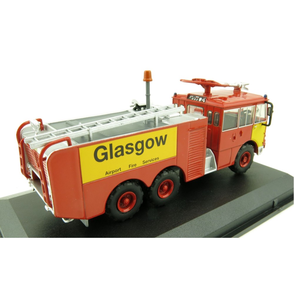 OXFORD 76TN006 Thornycroft Nubian Fire Engine Glasgow Airport Fire Services 1:76 Scale
