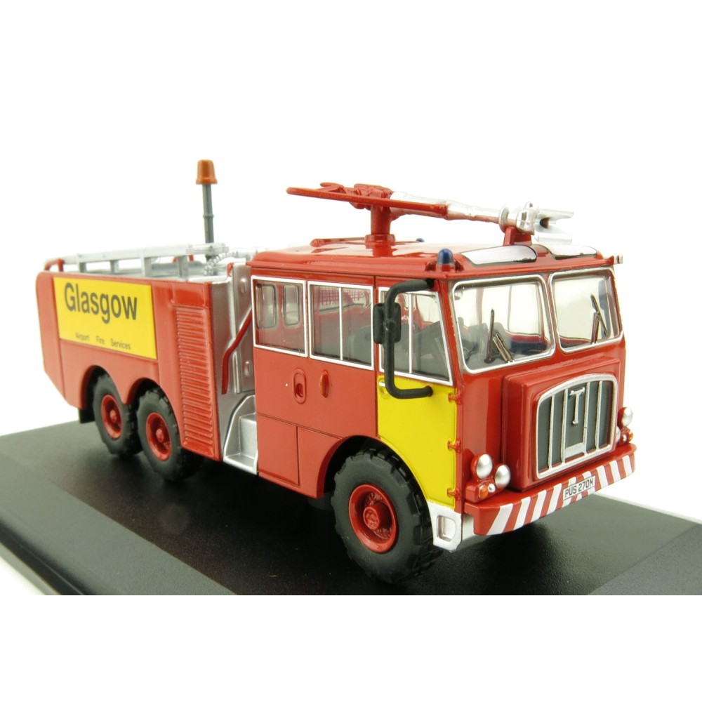 OXFORD 76TN006 Thornycroft Nubian Fire Engine Glasgow Airport Fire Services 1:76 Scale