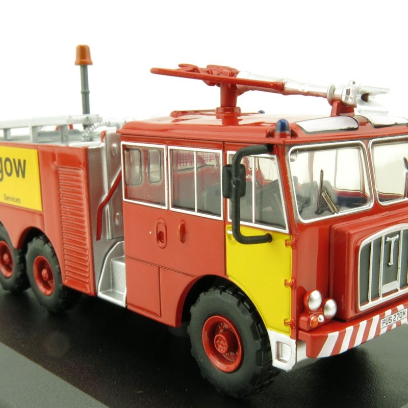 OXFORD 76TN006 Thornycroft Nubian Fire Engine Glasgow Airport Fire Services 1:76 Scale