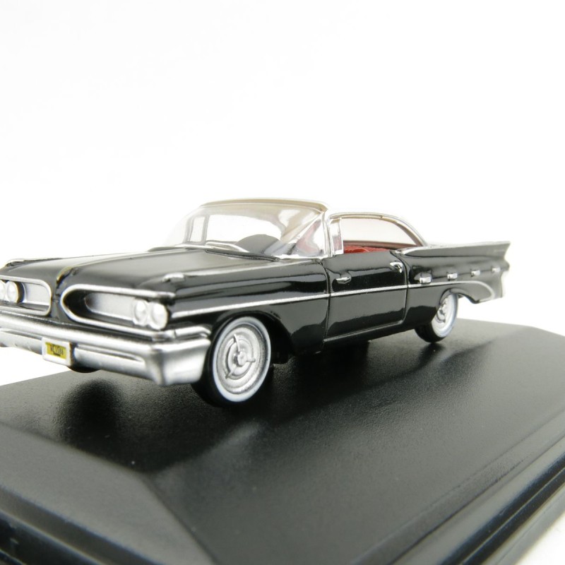 OXFORD 87ED59004 Pontiac Bonneville Coupe 1959 - Regent Black And White 1:87 Scale