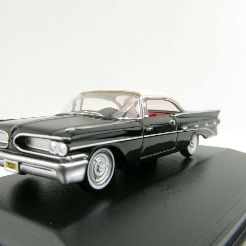 OXFORD 87ED59004 Pontiac Bonneville Coupe 1959 - Regent Black And White 1:87 Scale