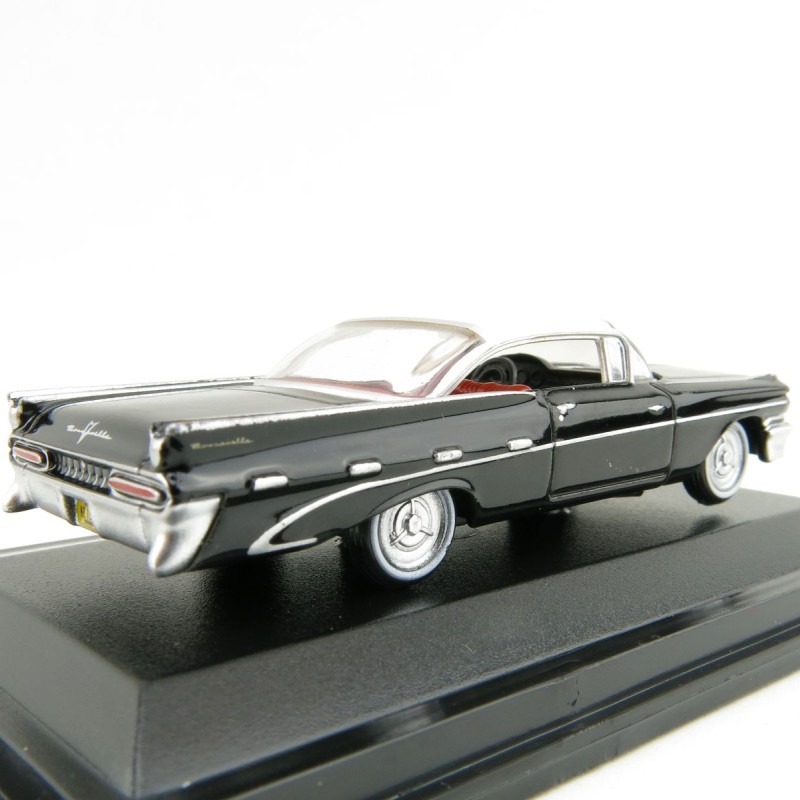 OXFORD 87ED59004 Pontiac Bonneville Coupe 1959 - Regent Black And White 1:87 Scale