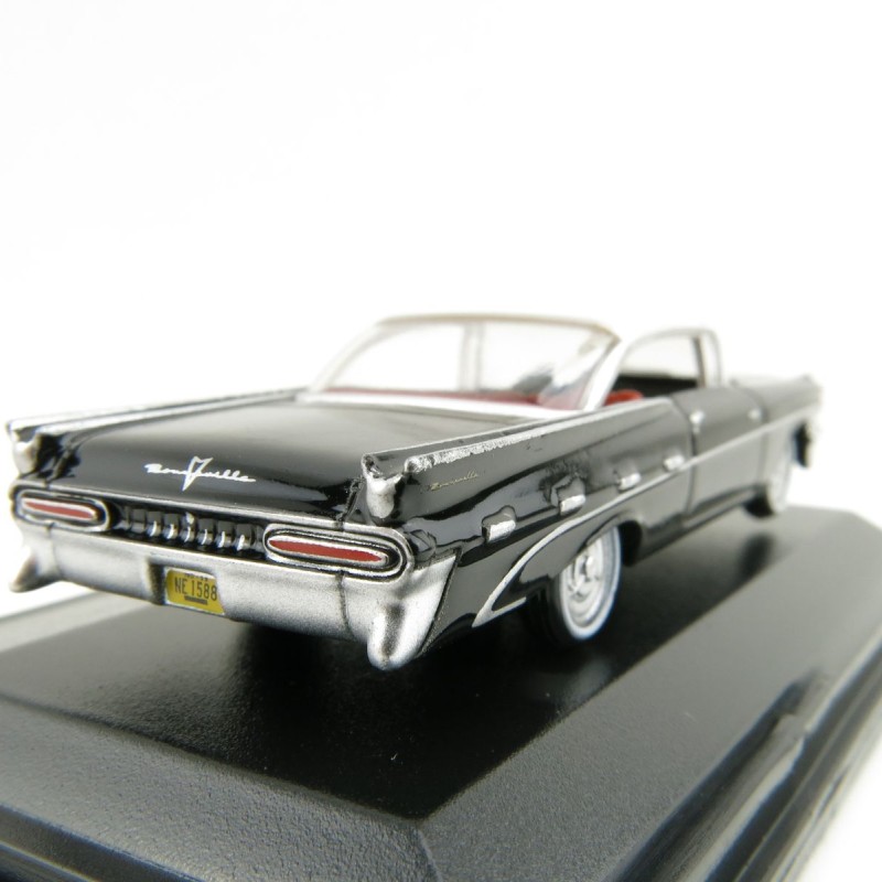 OXFORD 87ED59004 Pontiac Bonneville Coupe 1959 - Regent Black And White 1:87 Scale
