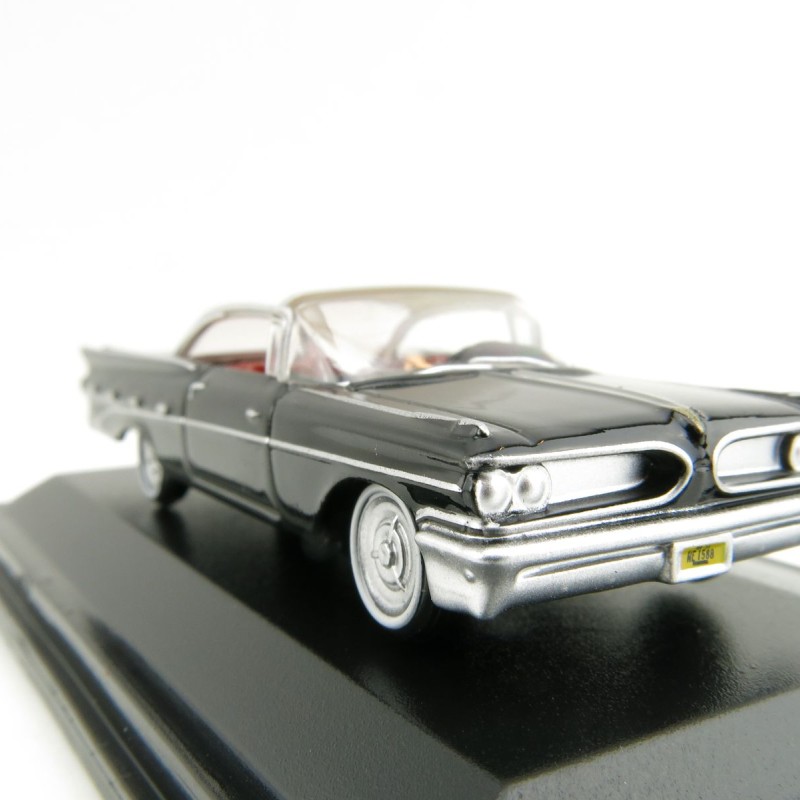 OXFORD 87ED59004 Pontiac Bonneville Coupe 1959 - Regent Black And White 1:87 Scale