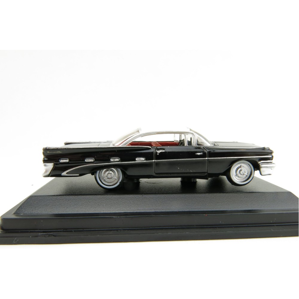 OXFORD 87ED59004 Pontiac Bonneville Coupe 1959 - Regent Black And White 1:87 Scale