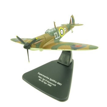OXFORD AC001 Supermarine Spitfire Mk I Diecast Model RAF No.92 Squadron 1:72 Scale