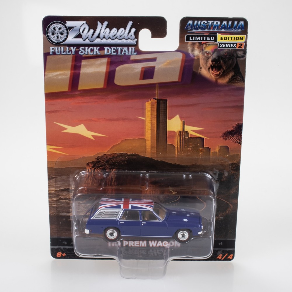 OZ Wheels - 1974 Holden HQ Premier Wagon - Fully Sick Detail Australia Limited Edition Series 2 4/4 1:64 