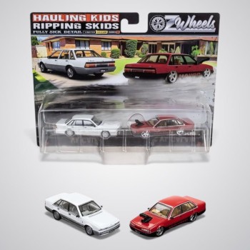 OZ Wheels Fully Sick Details Racing Legends Series 1 Set 2 - Holden VL Calais Twin Pack - 1:64
