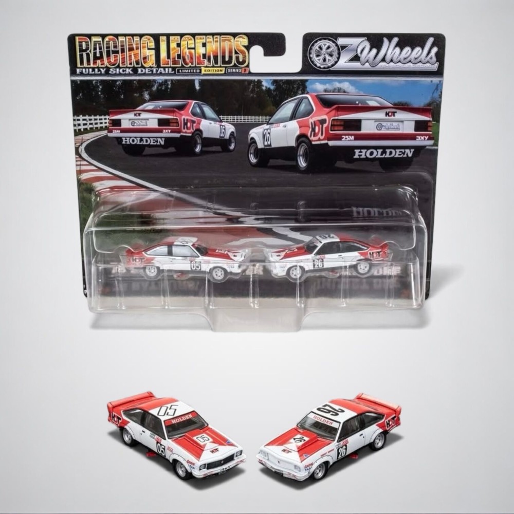 OZ Wheels Fully Sick Details Racing Legends Series 1 Set 3 - Holden HDT Torana Twin Pack - 1:64
