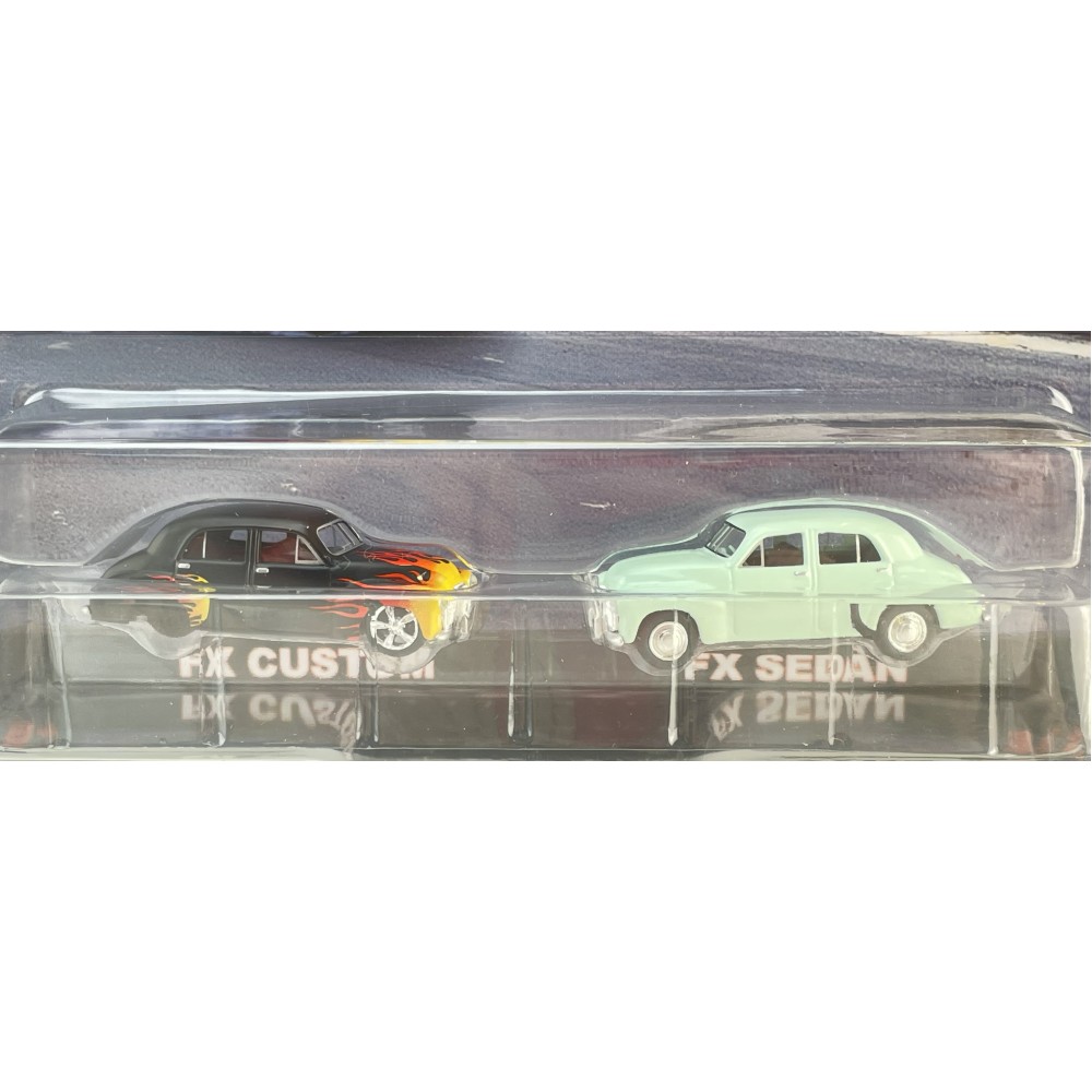 OZ Wheels - Holden FX Custom and Sedan Twin Pack - Fully Sick Detail Diecast Haulin Kids Rippin Skids - 1:64 