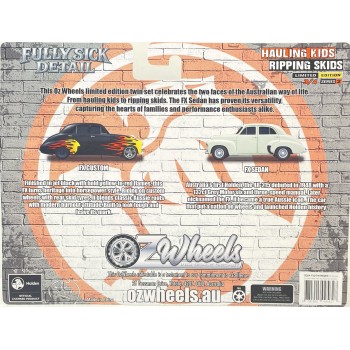 OZ Wheels - Holden FX Custom and Sedan Twin Pack - Fully Sick Detail Diecast Haulin Kids Rippin Skids - 1:64 
