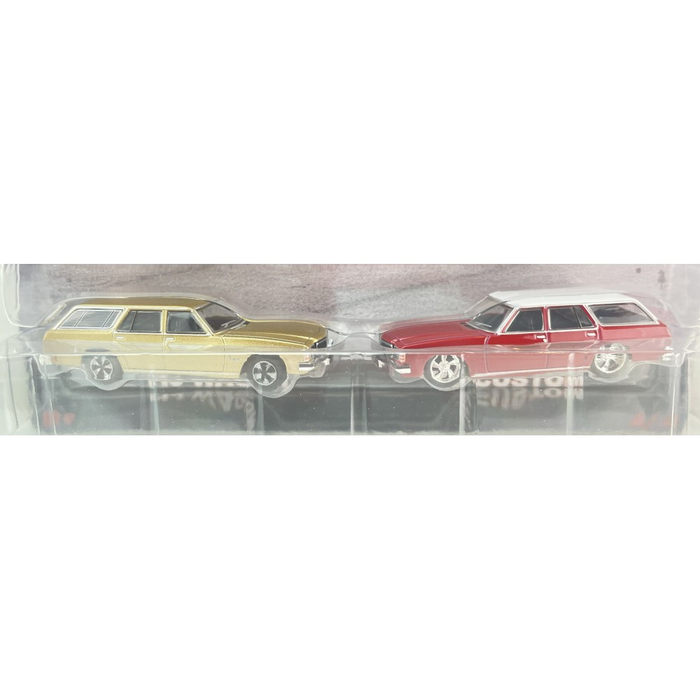 OZ Wheels - Holden HJ Wagon Twin Pack Fully Sick Detail Haulin Kids Rippin Skids 1:64