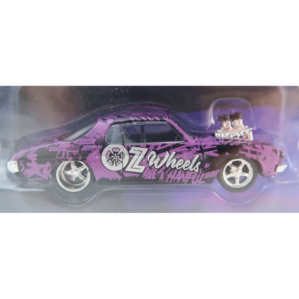 OZ Wheels - Holden HQ Monaro Hanful Purple Custom Wrapped Fully Sick Detail 1:64