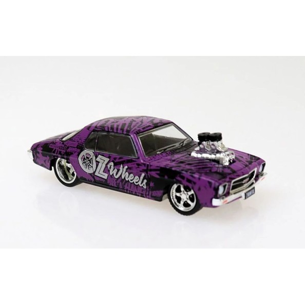 OZ Wheels - Holden HQ Monaro Hanful Purple Custom Wrapped Fully Sick Detail 1:64