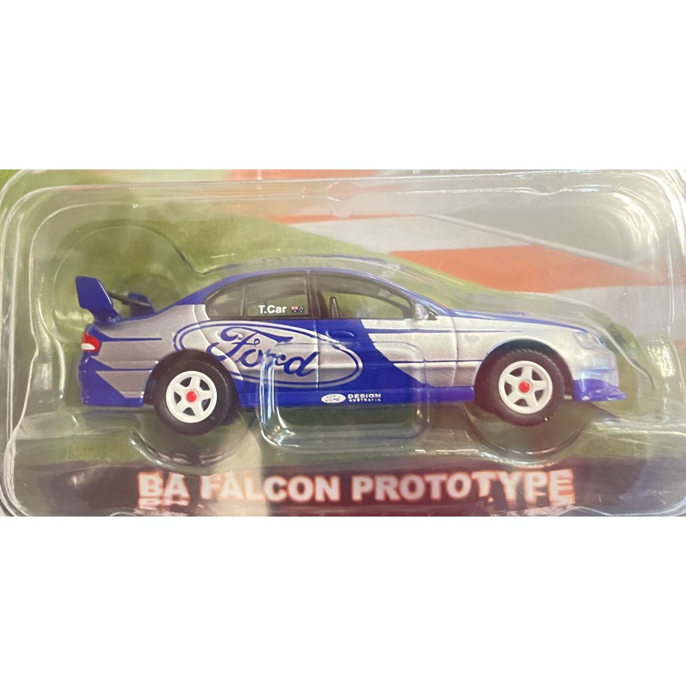 Oz Wheels - Ford Falcon BA Prototype Test Car Racing Legends Full Sick Detail Series 1 No 6 - Scale 1:64 