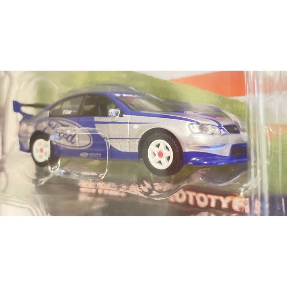 Oz Wheels - Ford Falcon BA Prototype Test Car Racing Legends Full Sick Detail Series 1 No 6 - Scale 1:64 