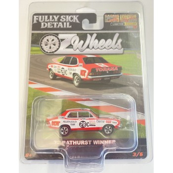 Oz Wheels - Holden LJ GTR-XU1 Torana No 28C Peter Brock 72 Bathurst Winner Racing Legends Fully Sick Detail Series 1 No 3 - Scale 1:64  