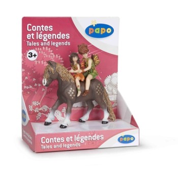 Papo 39011 - Elves Children and Pony