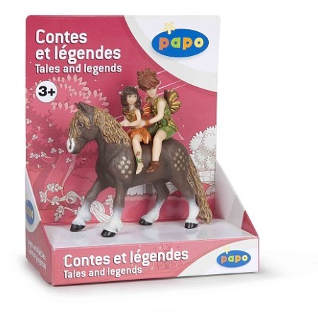 Papo 39011 - Elves Children and Pony