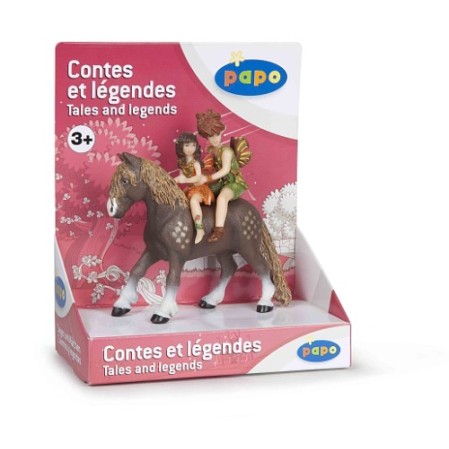 Papo 39011 - Elves Children and Pony
