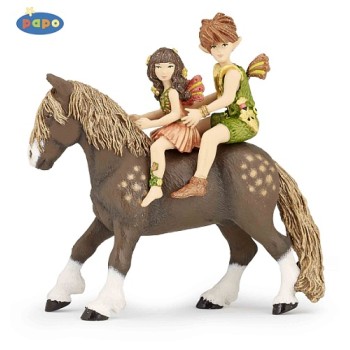 Papo 39011 - Elves Children and Pony