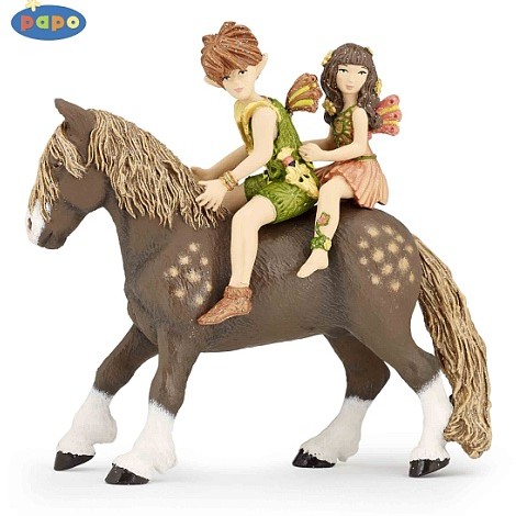 Papo 39011 - Elves Children and Pony