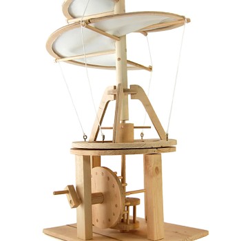 Pathfinders - Leonardo Da Vinci Helicopter Wood