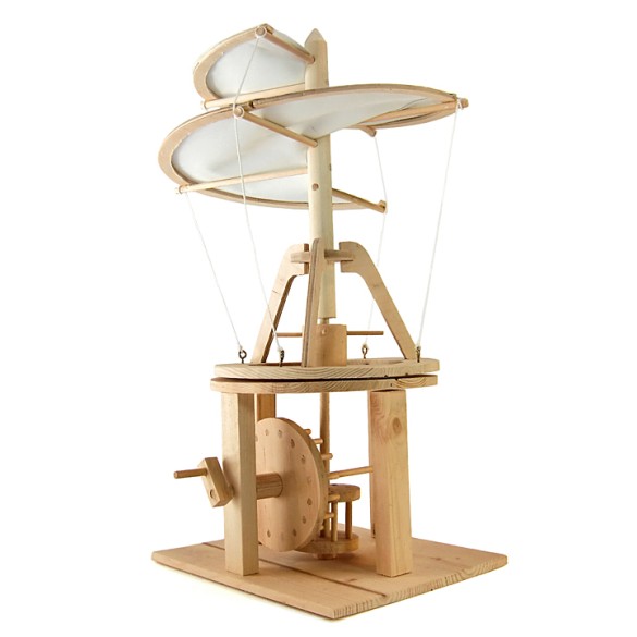 Pathfinders - Leonardo Da Vinci Helicopter Wood