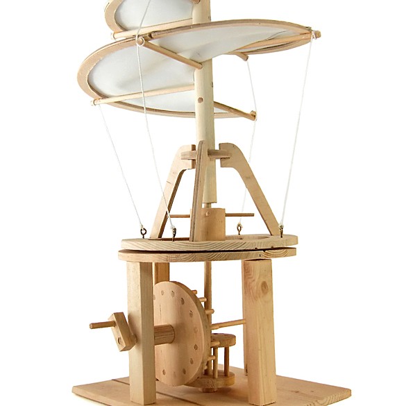Pathfinders - Leonardo Da Vinci Helicopter Wood