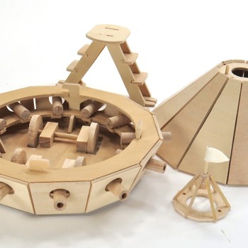 Pathfinders - Leonardo Da Vinci Tank Wooden Construction Kit