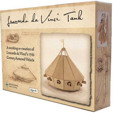 Pathfinders - Leonardo Da Vinci Tank Wooden Construction Kit