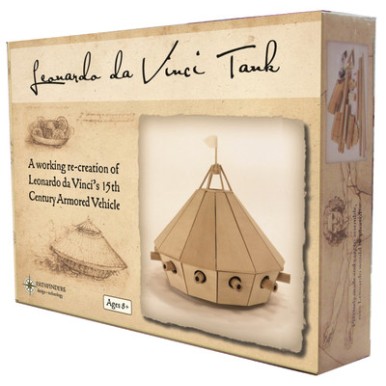 Pathfinders - Leonardo Da Vinci Tank Wooden Construction Kit
