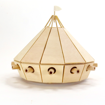 Pathfinders - Leonardo Da Vinci Tank Wooden Construction Kit